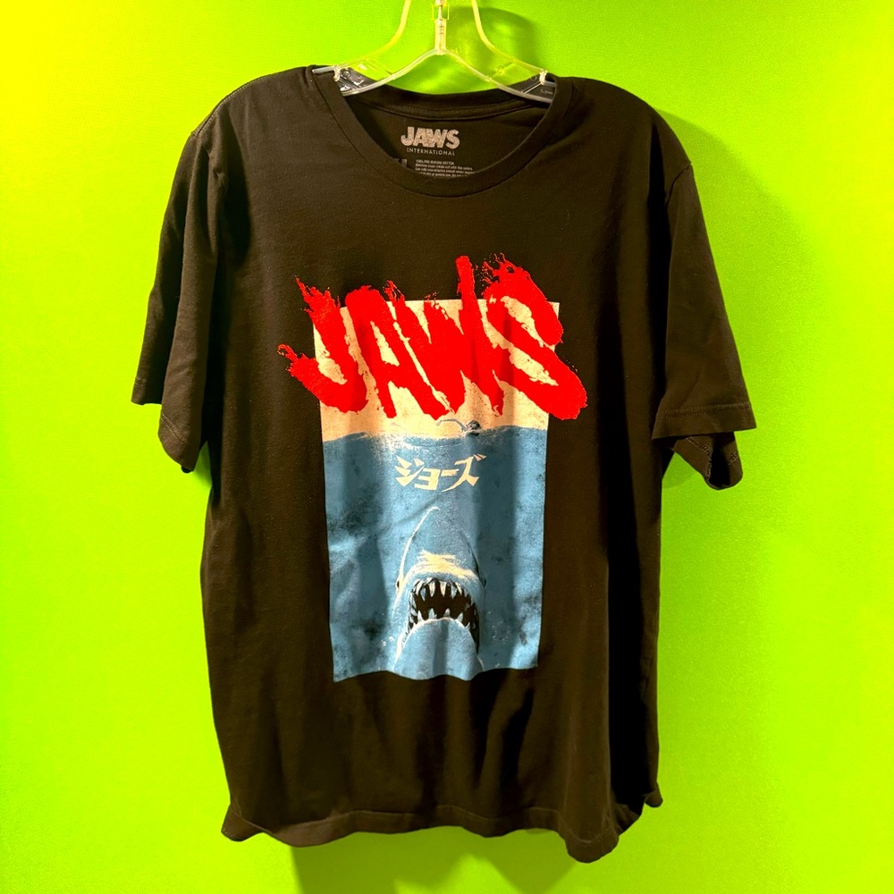 Fright Rags - Jaws Tee - XL T Shirt - Black